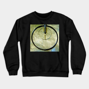 GOLD CIRCLE PENDANT DESIGN ART DECO Crewneck Sweatshirt